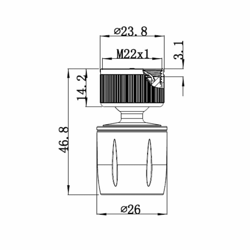 Dual mode 720 degree swivel sink faucet aerator