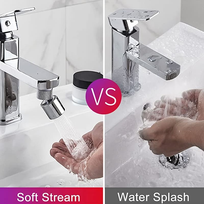 Anti-splashing faucet aerator