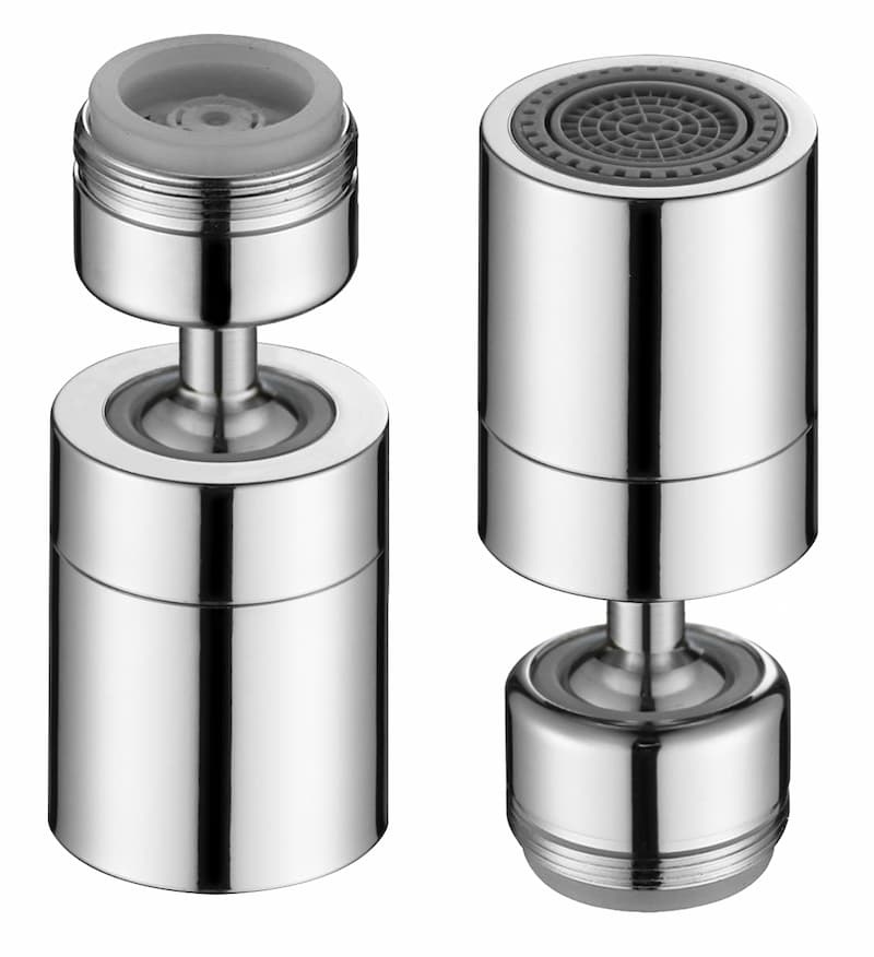 Swivel big rotation dual mode aerator 